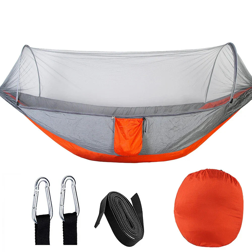 HangMatPro – Hamac avec Mosquito Net et Anti-Rollover