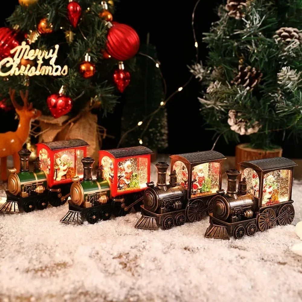 TrainEnchanté de Noël magique - Décoration de Noël magique avec LED