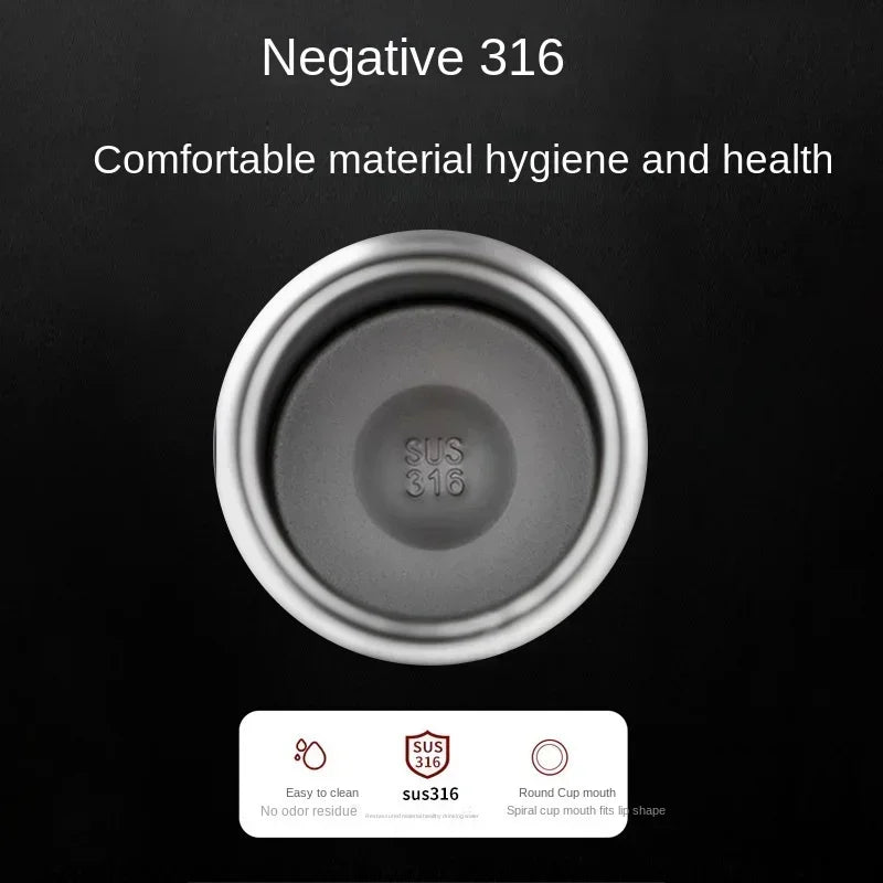 Thermos en acier inoxydable 1L – Bouteille isotherme pour garder l'eau froide et chaude, thé, café