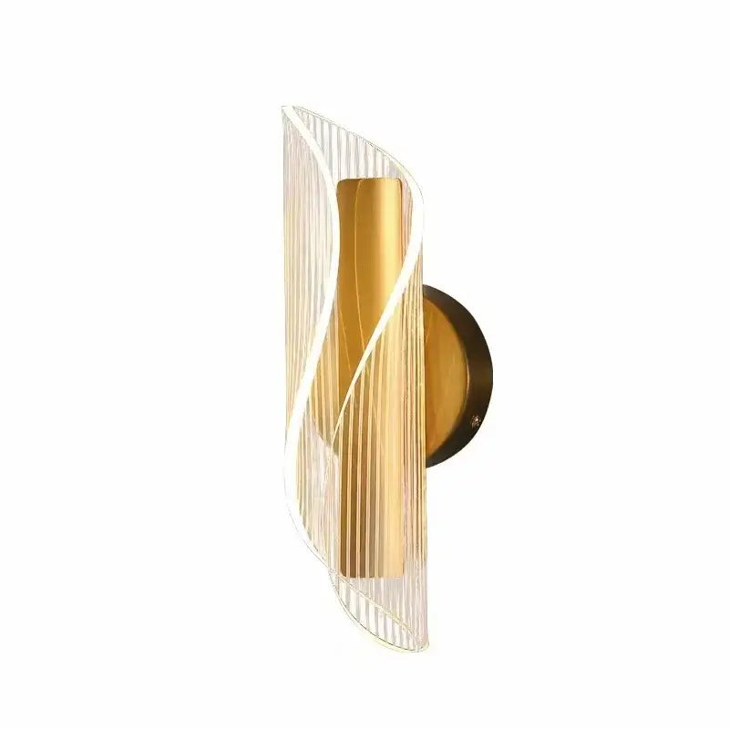 Applique murale de style nordique en or – Élégance et efficacité dans l'éclairage moderne