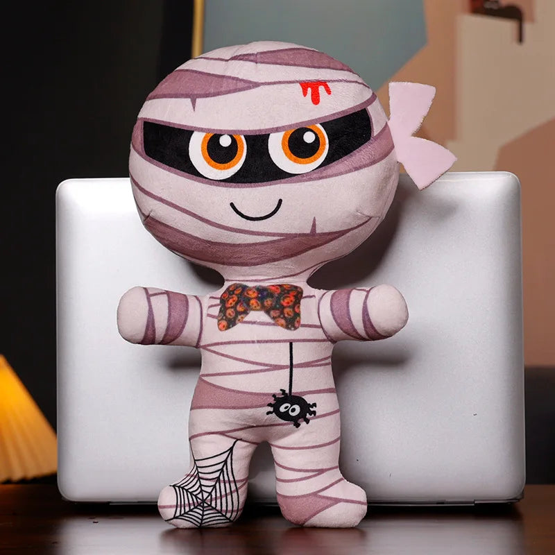 Floroux - Joli jouet en peluche squelette pour des moments d'Halloween effrayants