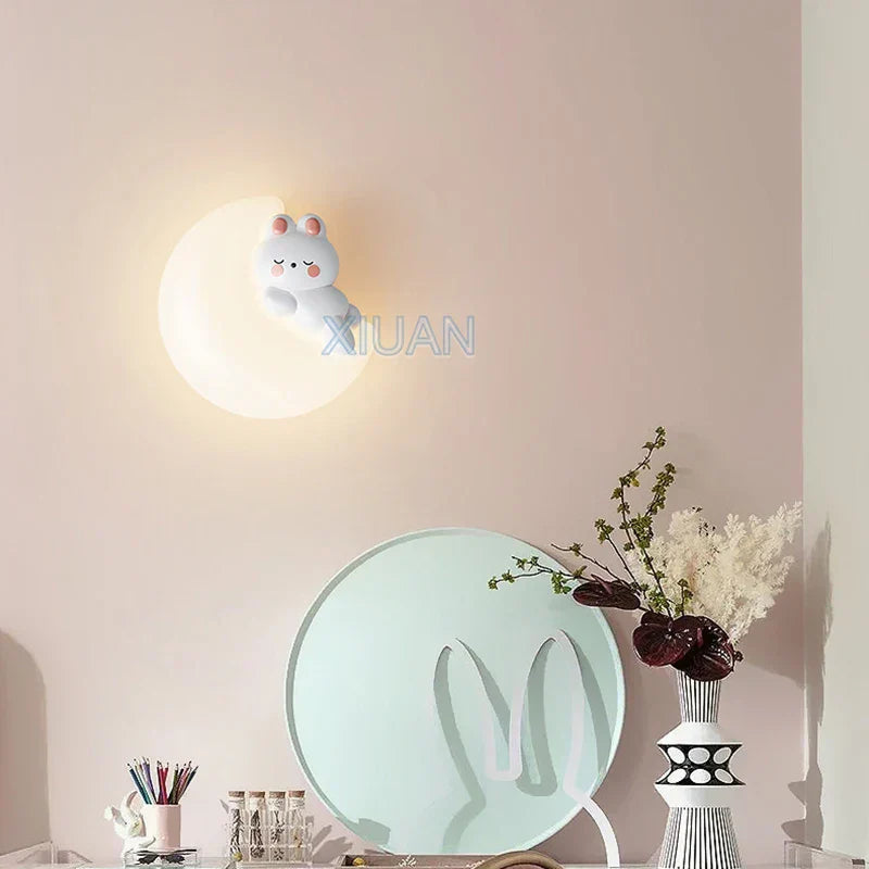 MoonAnimal – Lampe de Lune Magique pour Chambres d'Enfants