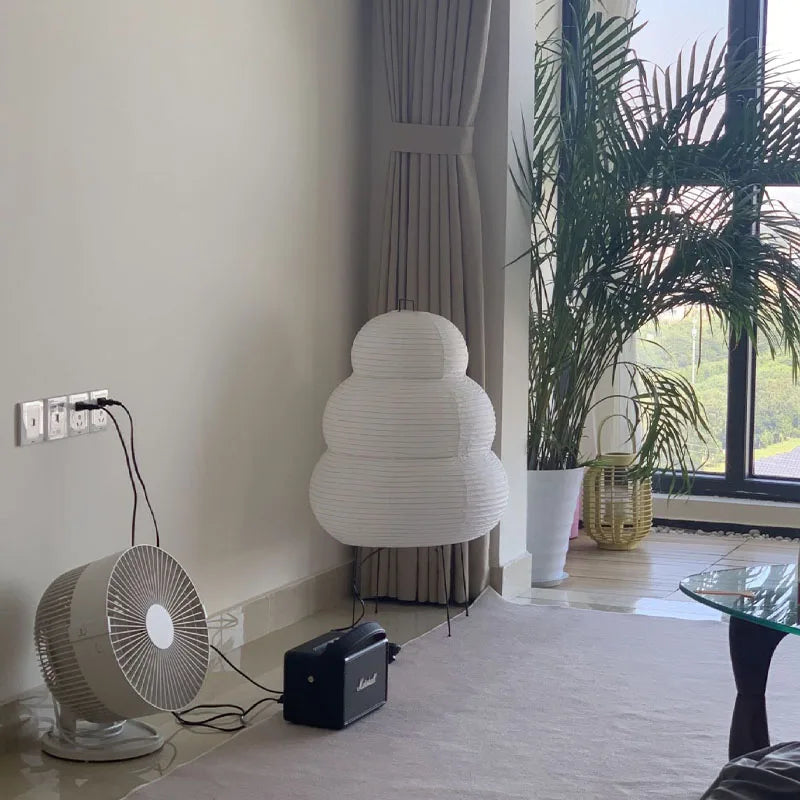 Floroux Adjustable Table Lamp | Japanese Rice Paper | Soft Light for Office and Home