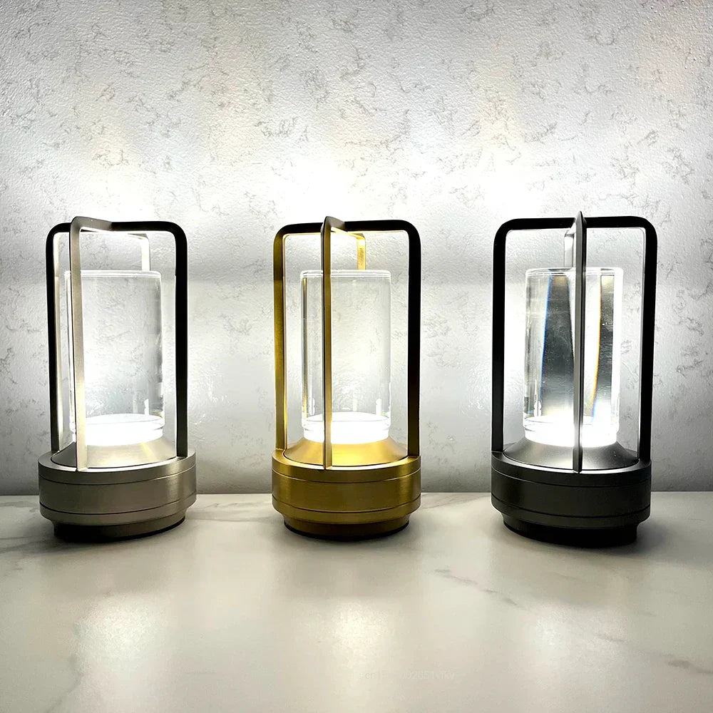 Lampe de table LuxeGlow sans fil rechargeable - Élégante lampe sans fil pour chaque ambiance