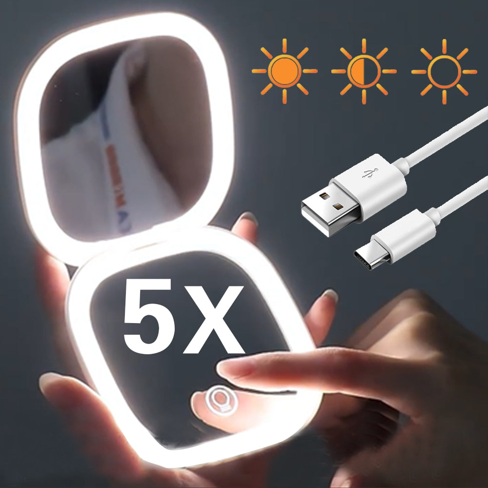 GlowMirror - Miroir Éclairé pour un Regard Rayonnant