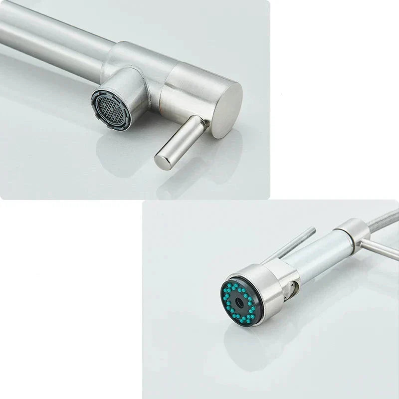 NickelFlex Robinet – Mitigeur de Cuisine Moderne 360°