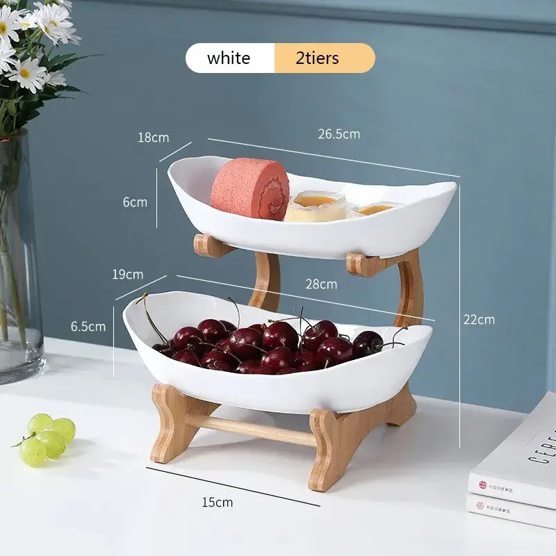 Coupe à fruits empilable élégante - Design compact et durable