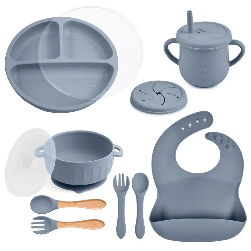 BabyCare Set - Ensemble de vaisselle pour enfants 10 pièces sans BPA