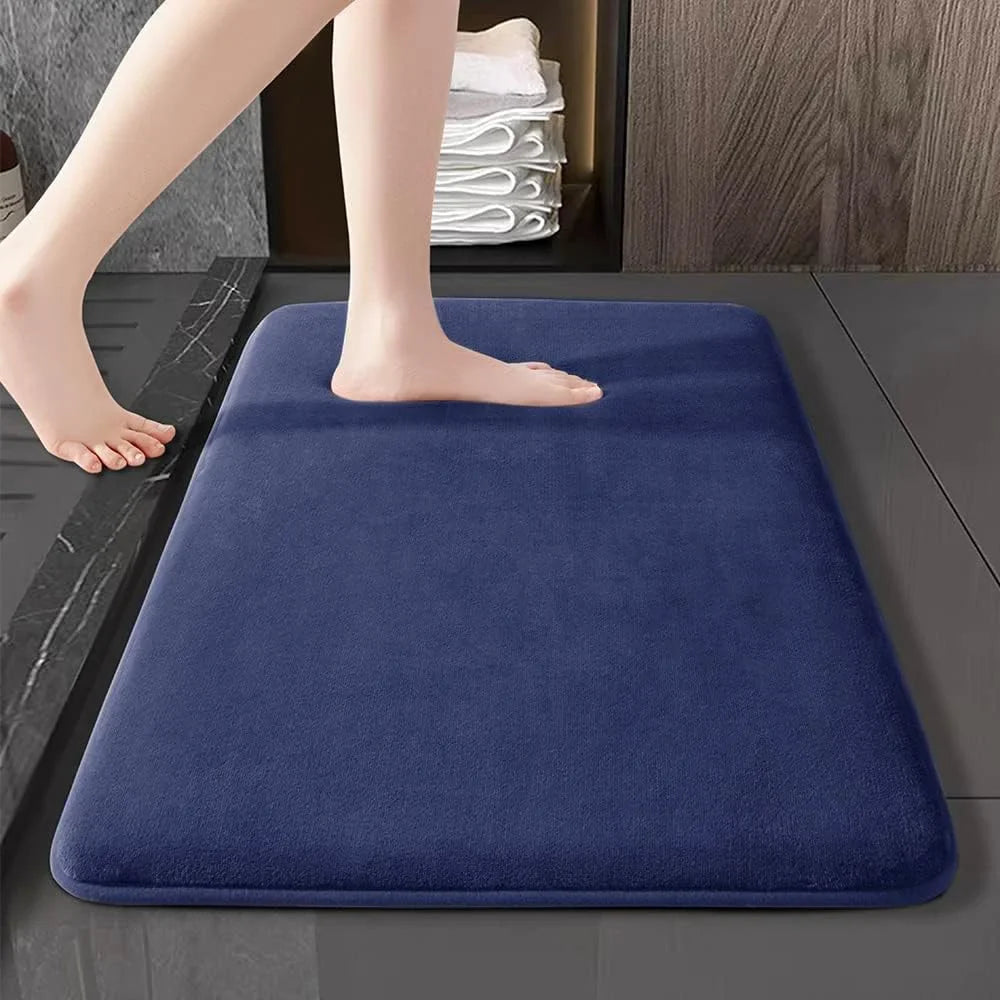 Tapis ÉpongeMax – Tapis de Bain Super Absorbant et Antidérapant en Velours de Corail