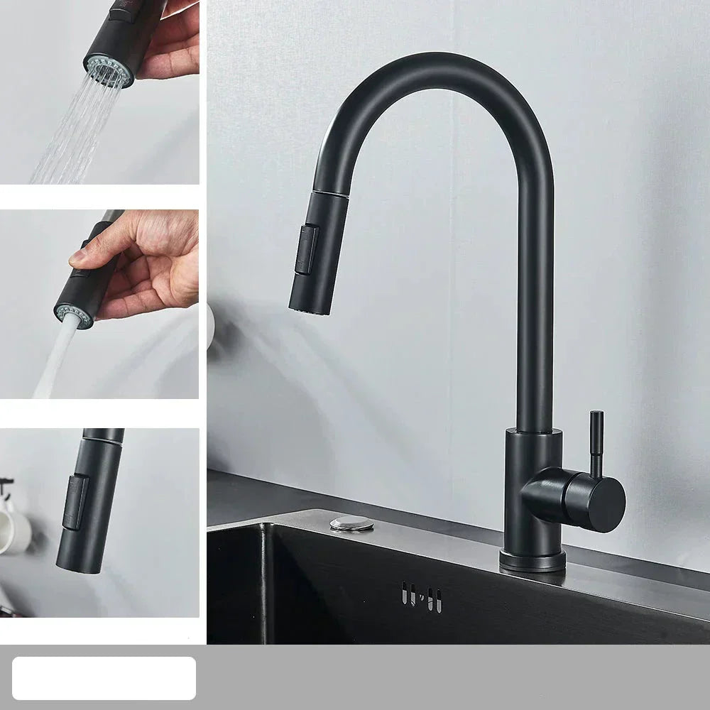 FlexiStream – Robinet Intelligent Innovant pour le Confort de Cuisine