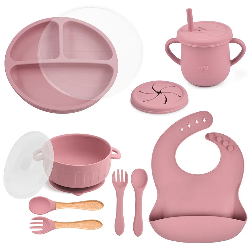 BabyCare Set - Ensemble de vaisselle pour enfants 10 pièces sans BPA