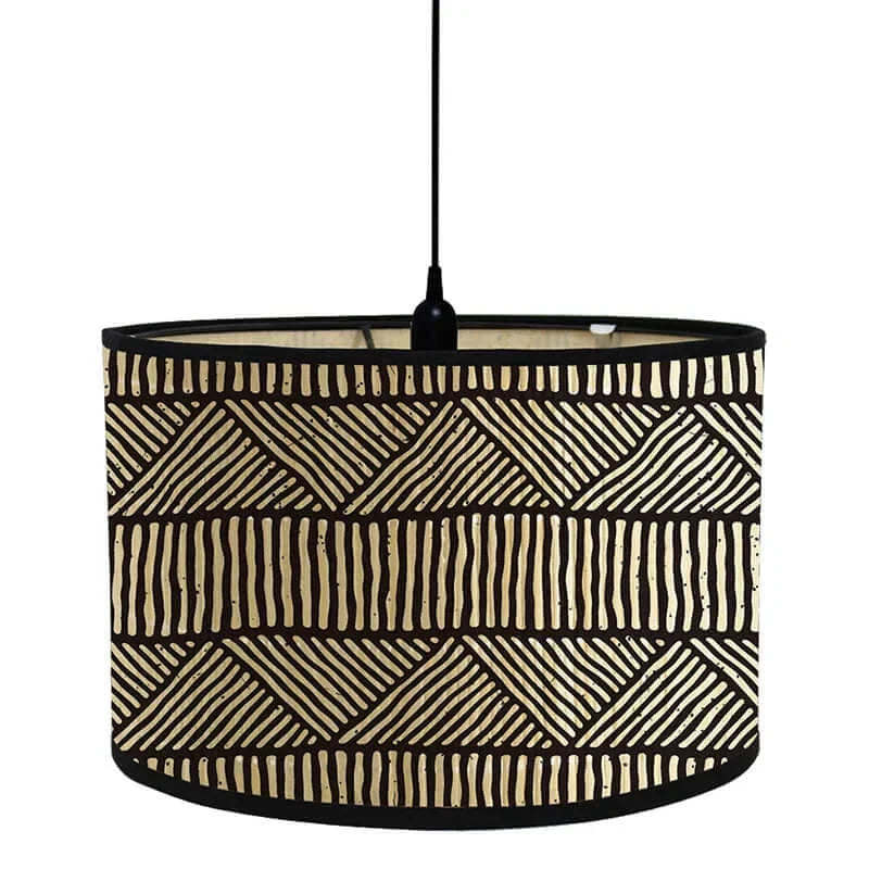 Abat-jour Art Déco tambour