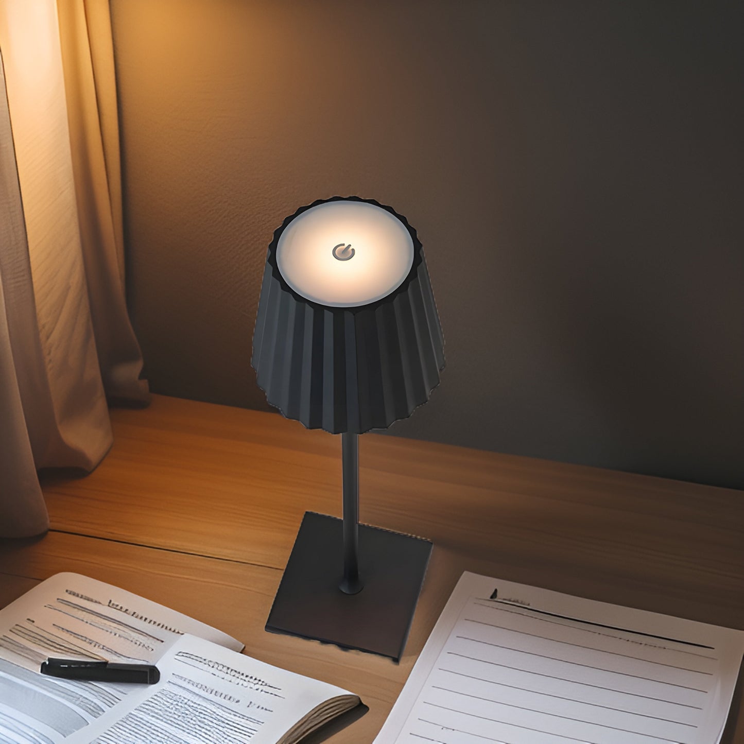 Nordic Arlo – Lampe de table à toucher dimmable – étanche et rechargeable