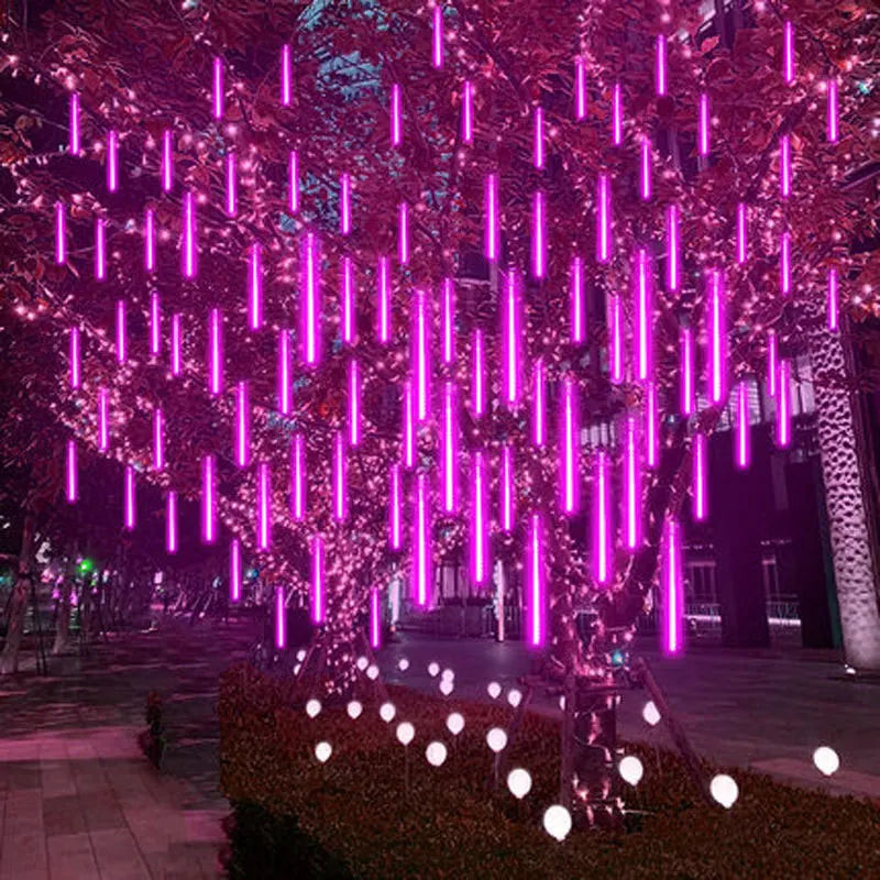 LumiMétéore – Guirlande lumineuse de Noël à effet pluie de météores