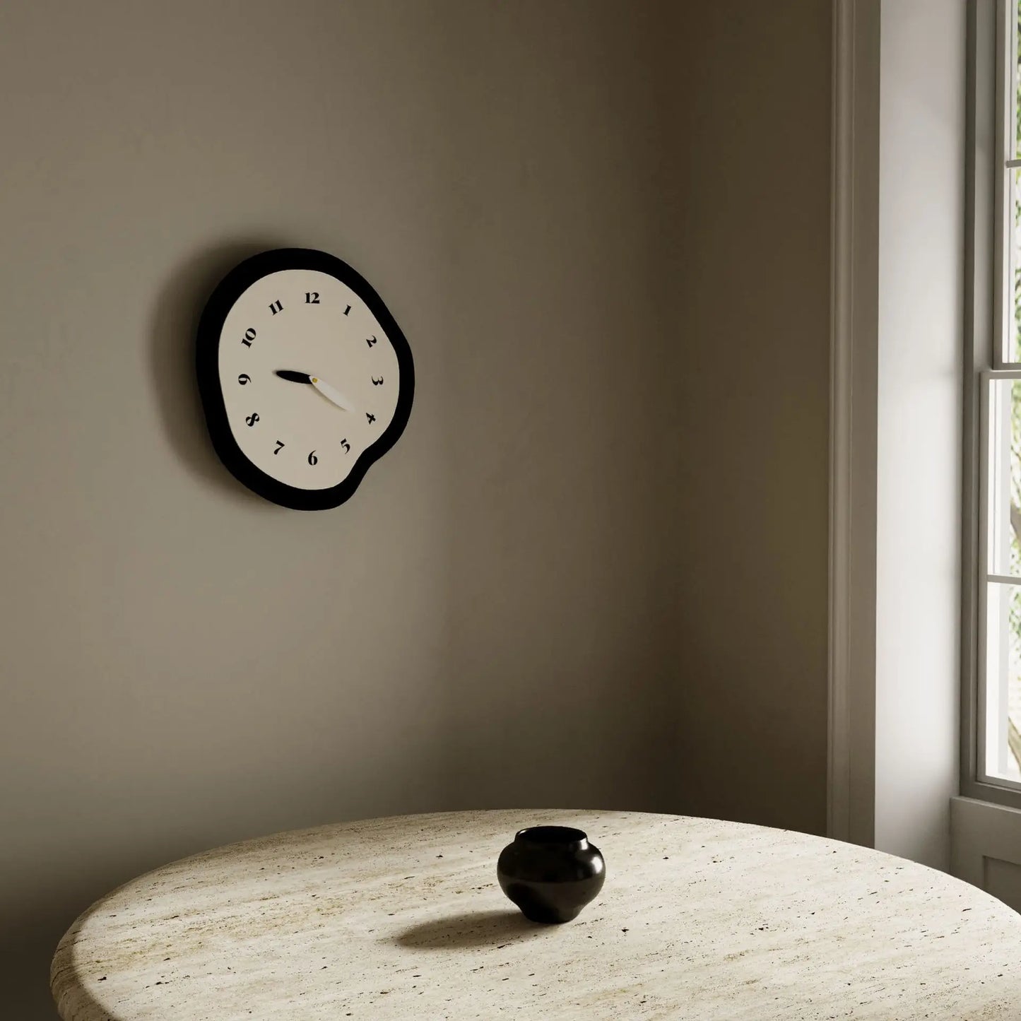 NordicClock – Élégante horloge murale scandinave