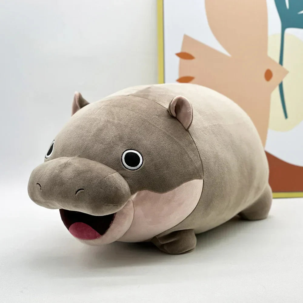 Floroux - Hippopotame en peluche câlin pour enfants à jouer et rêver