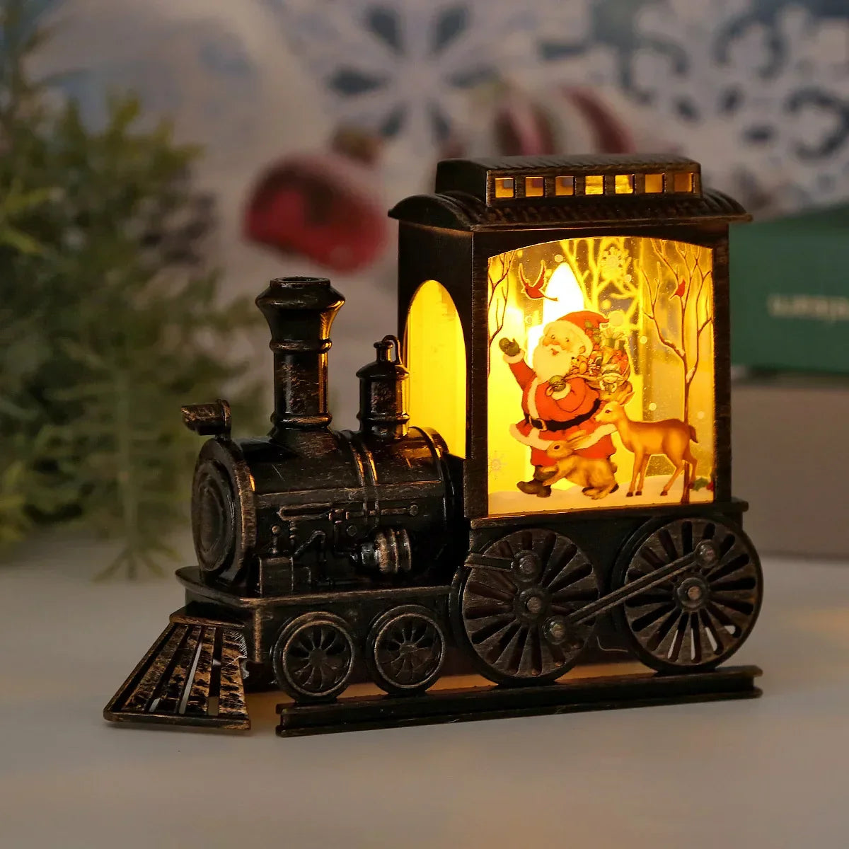 Lampe de Train Nostalgique – Éclairage Rétro