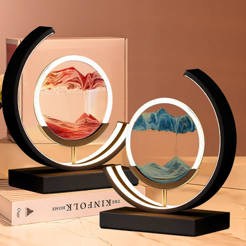 3D-LED-Lampe "Sables du Temps"