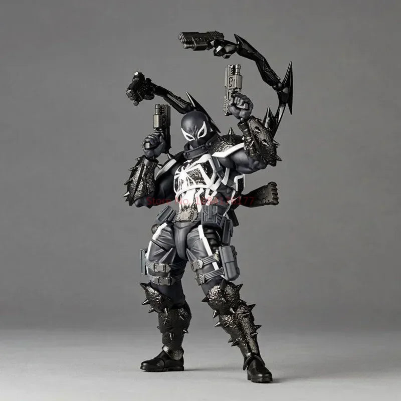 Figurine d'action Agent Venom Revoltech - Modèle anime Amazing Yamaguchi, cadeau collectible pour les fans d'Eugene Thompson