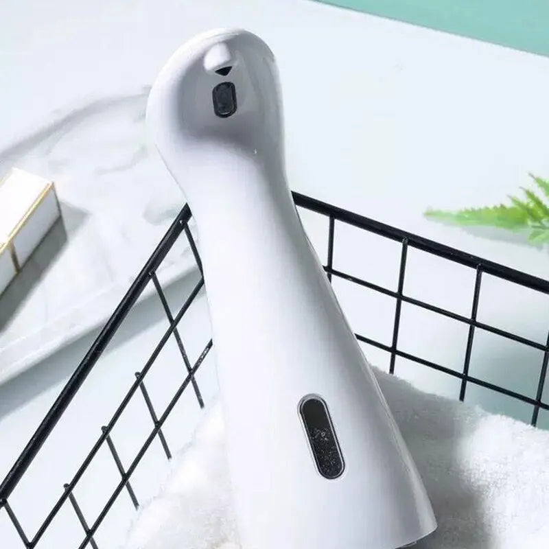 Distributeur de savon automatique SmartSense – Design tactile blanc élégant, étanche et durable