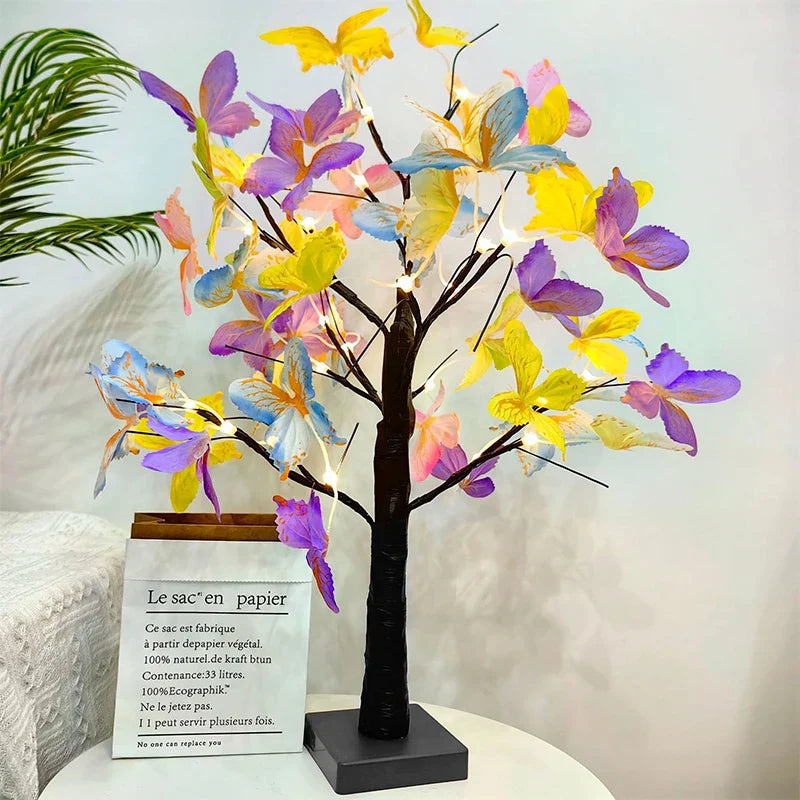 ÉclatBonsai - Lampe LED Arbre Artificiel pour Chambre et Événements