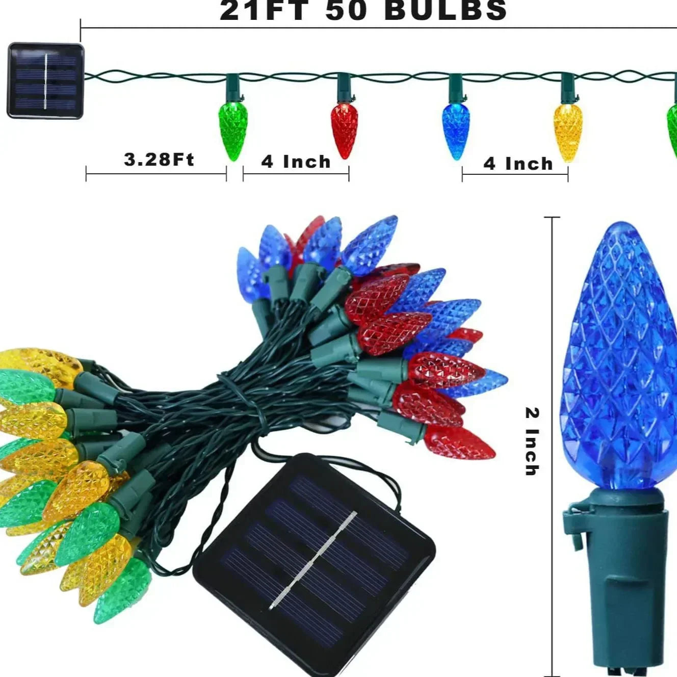 BerryGlow Lights - Éclairage de jardin festif solaire