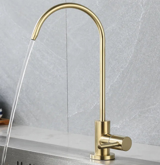AquaFlow Robinet Purificateur d'Eau Rotatif en Acier Inoxydable 304