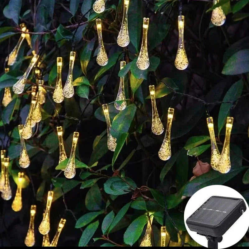 Flora – Guirlande de fleurs à énergie solaire