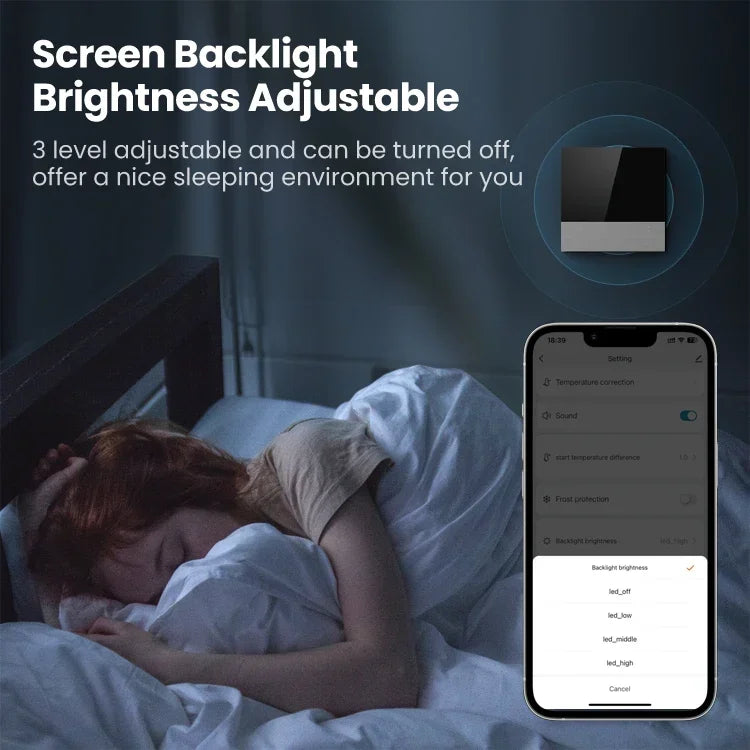 Thermostat et Minuteur pour Climatiseur Central Intelligent Tuya - Contrôle WiFi via les Applications SmartLife Google Alexa