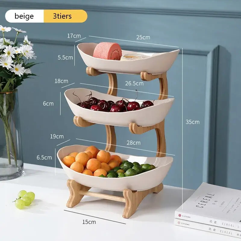 Coupe à fruits empilable élégante - Design compact et durable