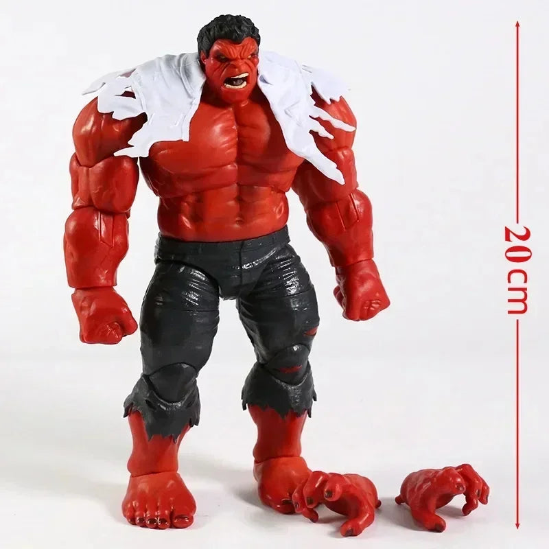 Doll articulée Marvel Hulk de 8 pouces - Figurine en PVC faite à la main pour enfants, parfait cadeau d'anniversaire ou de Noël