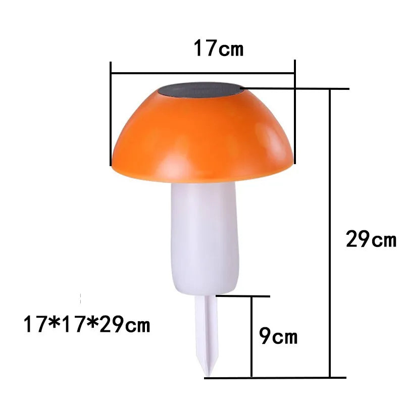 Floroux lampe de jardin LED | Lumière champignon solaire | Étanche et ambiance lumineuse | Décoration pour jardin et chemin