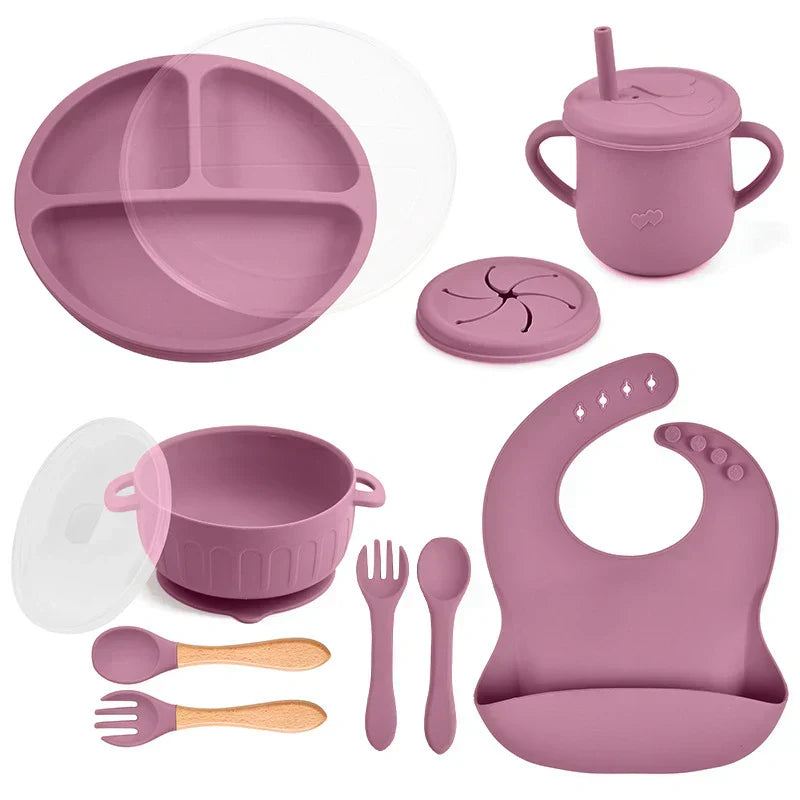 BabyCare Set - Ensemble de vaisselle pour enfants 10 pièces sans BPA