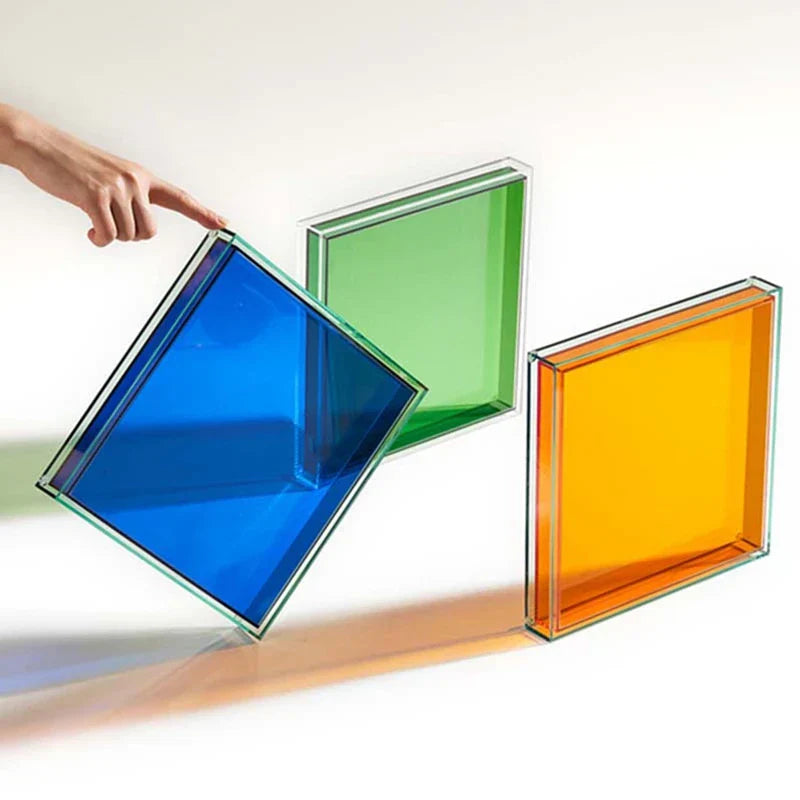 Plateau de service en acrylique "Couleur Pop"