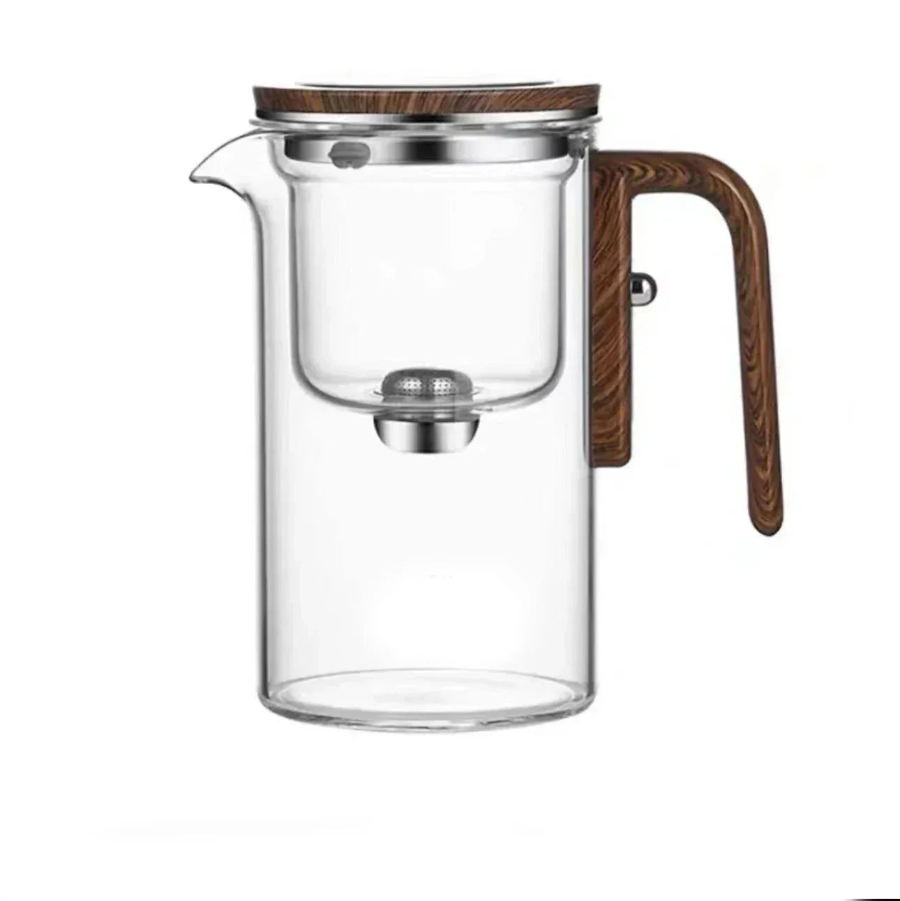 TeaMagnet - Théière en Verre avec Filtration Séparée