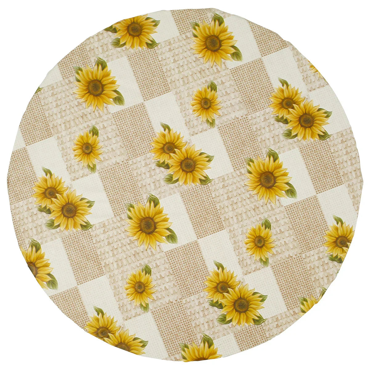 Floroux | Nappe ronde élastique imperméable