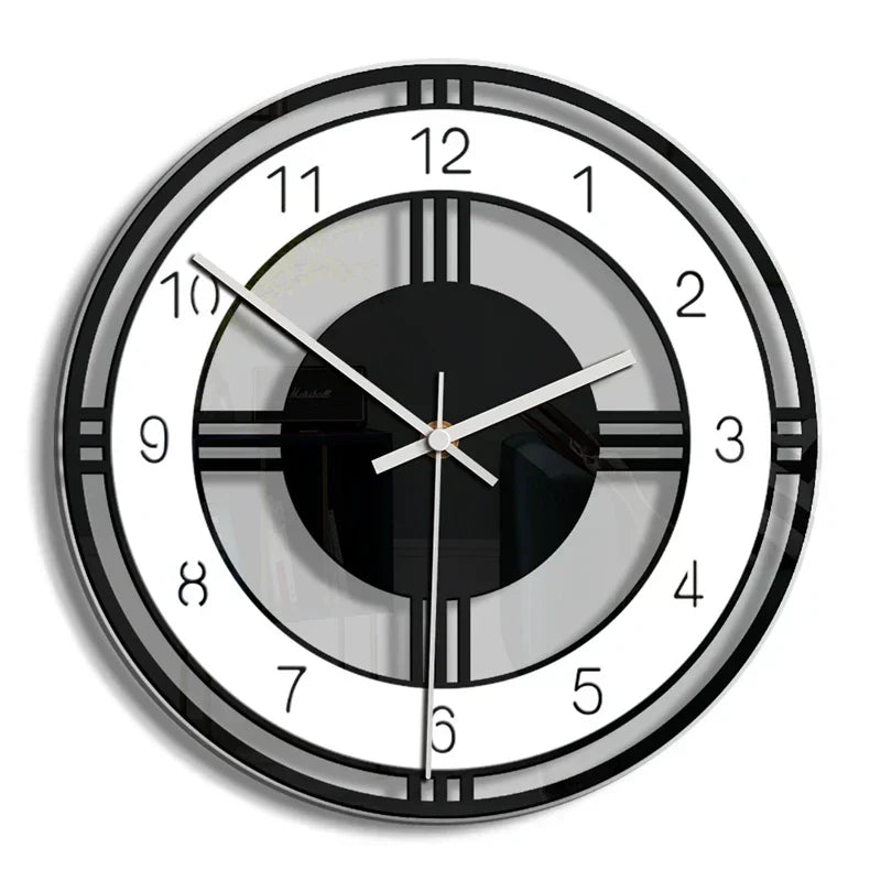 Floroux Chic | Horloge murale vintage moderne pour des pièces élégantes