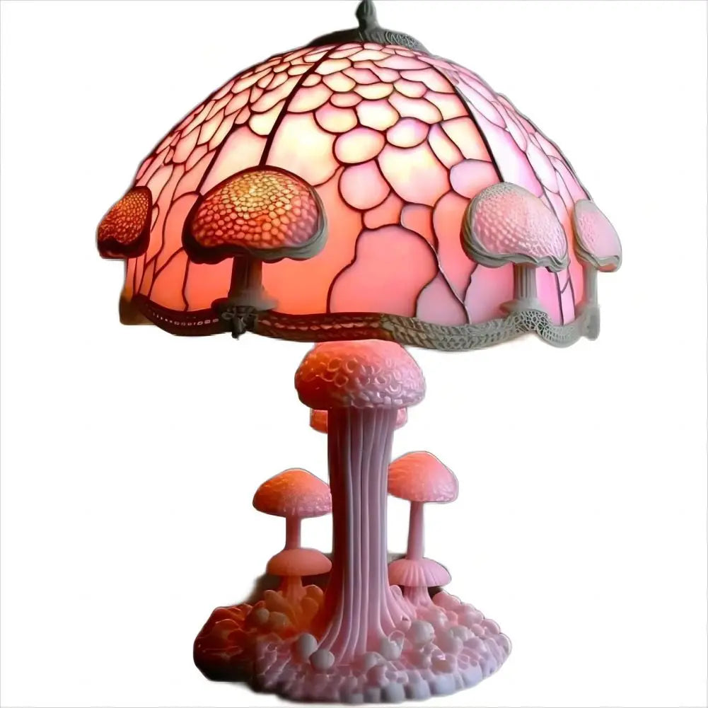 Lampe de table vintage champignon