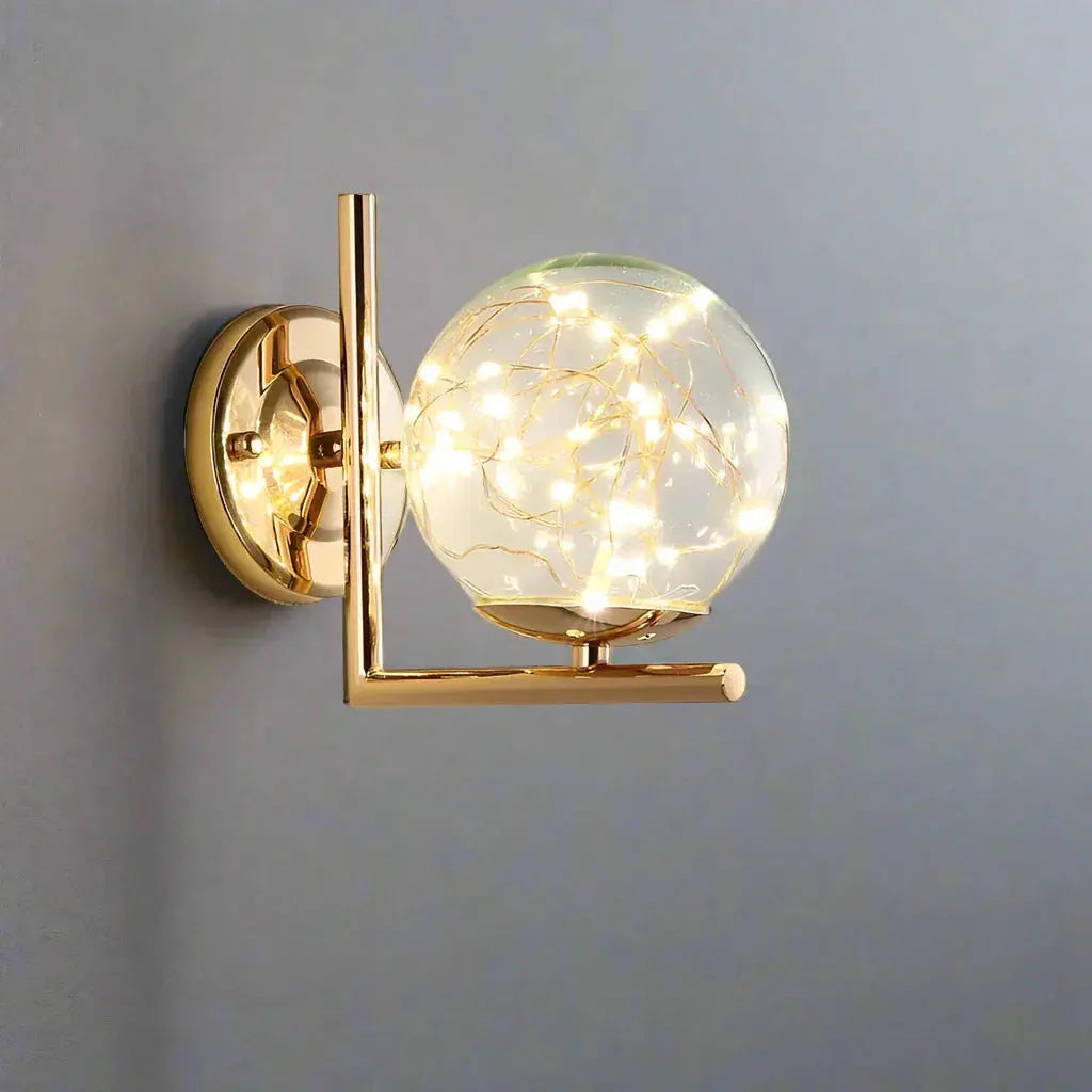 ÉclatVerre - Applique Murale LED en Verre Coloré