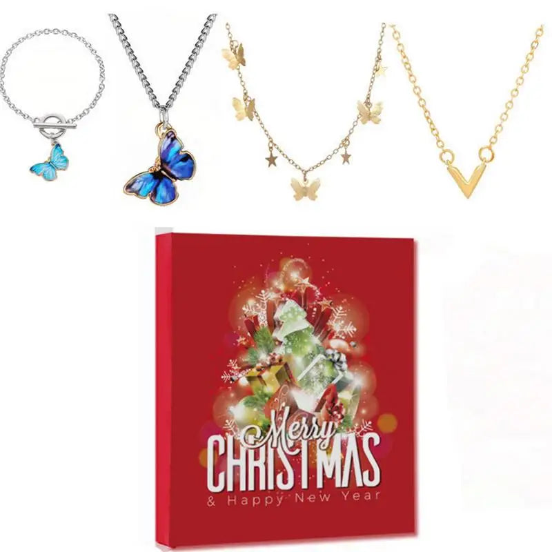 SparkleJoy Calendrier de l'Avent – Bijoux Magiques pour Enfants