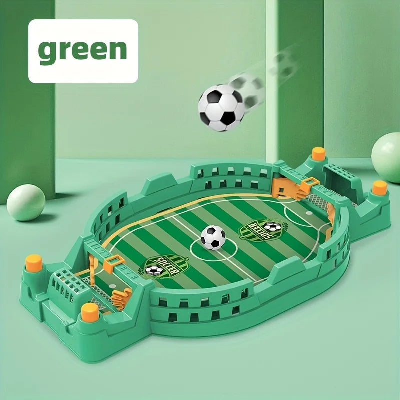 Jeu de football interactif pour enfants - Jeu de table à 2 joueurs, activité parent-enfant, jeu de puzzle portable en bleu/vert