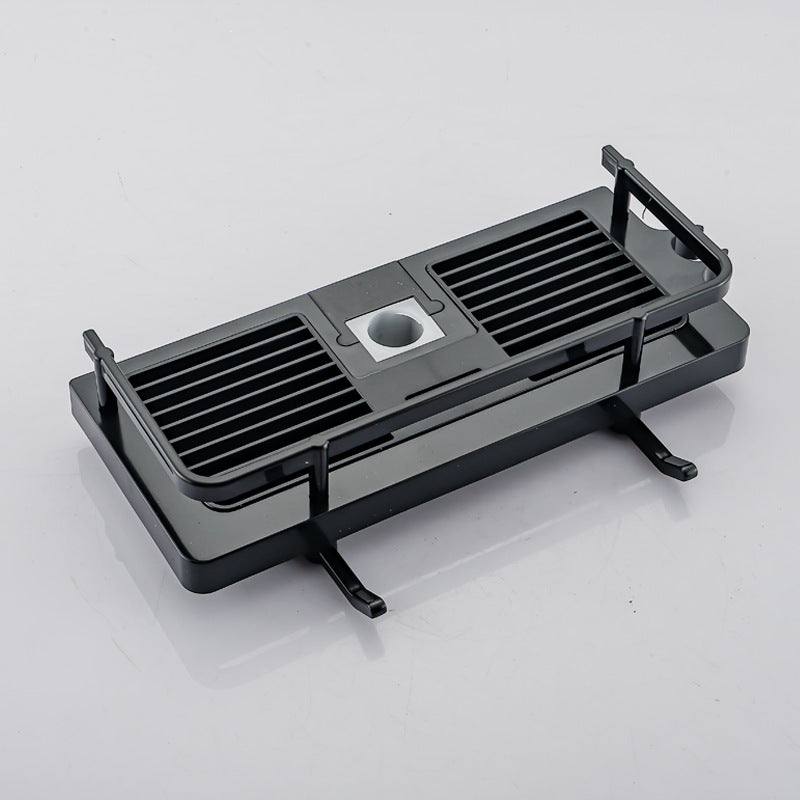 Support de rangement pour barre de douche dans la salle de bain