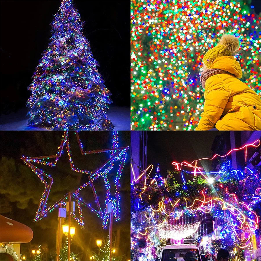 FairyGlow Guirlandes Lumineuses - Éclairage Extérieur LED Magique