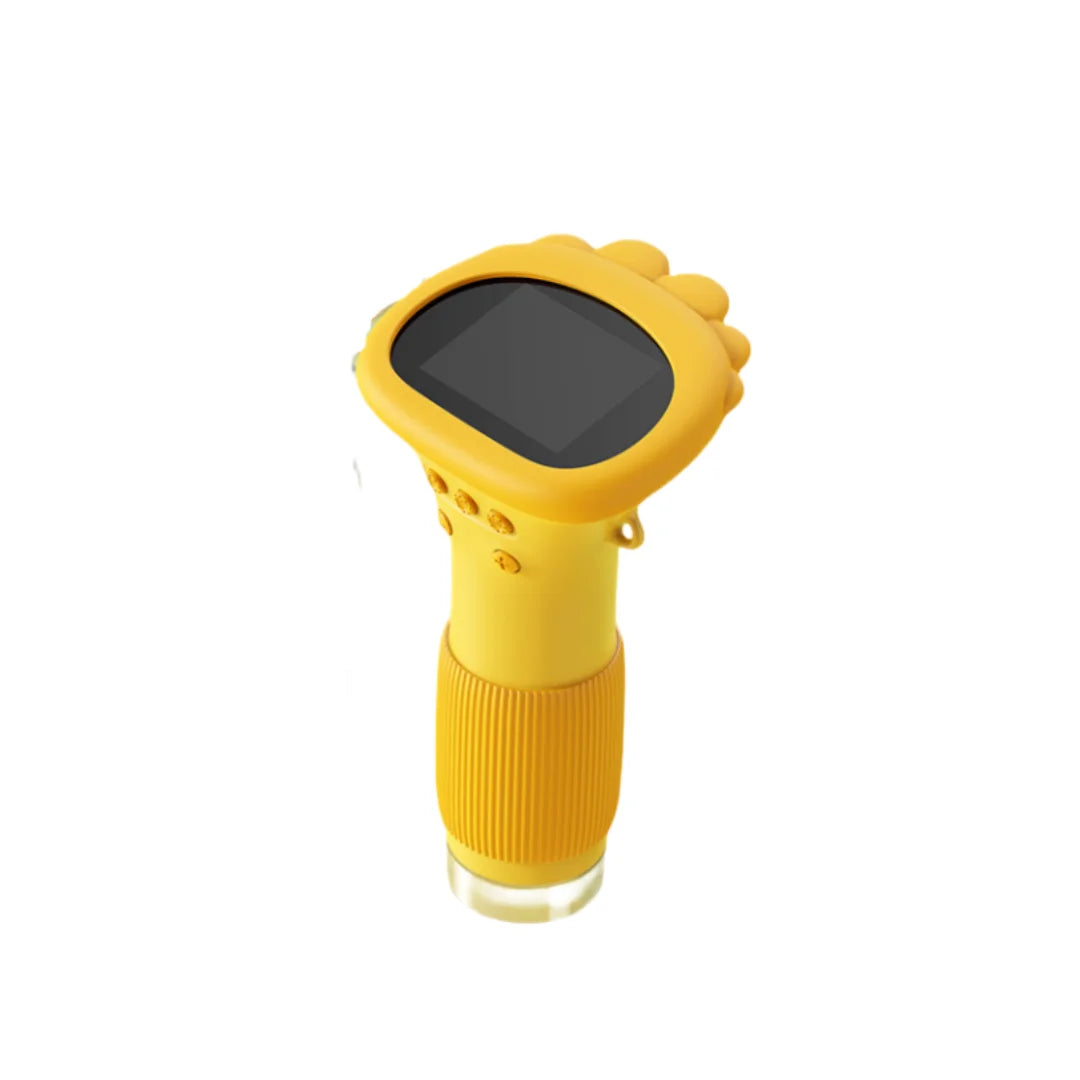 Microscope Mini Portatif 1000X pour Enfants - Jouet Scientifique STEM Extérieur, Outil de Laboratoire de Poche de 2,0 Pouces