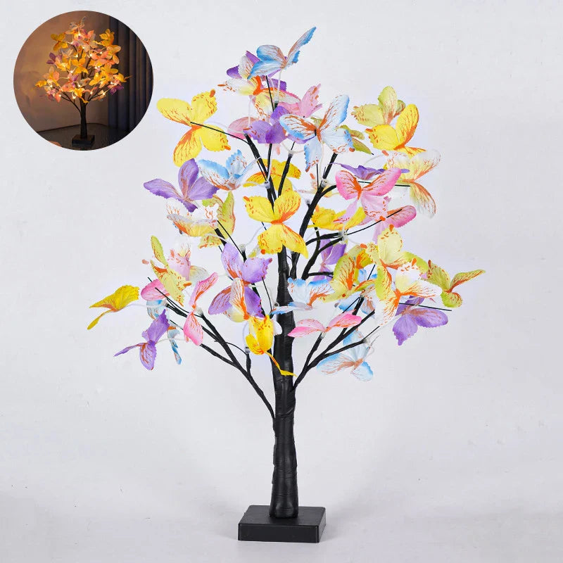 ÉclatBonsai - Lampe LED Arbre Artificiel pour Chambre et Événements