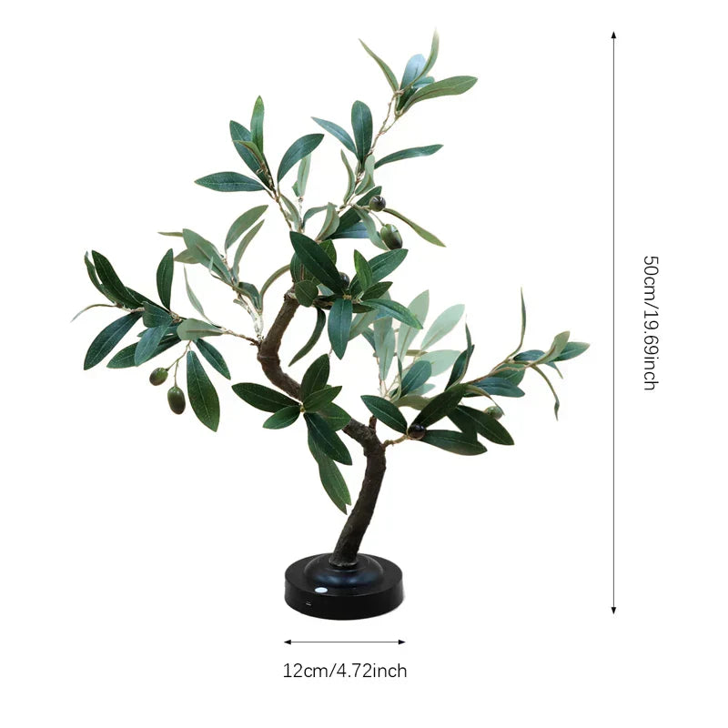 LED table lamp Floroux in tree shape | Atmospheric decorative lighting | Wireless and energy-efficient