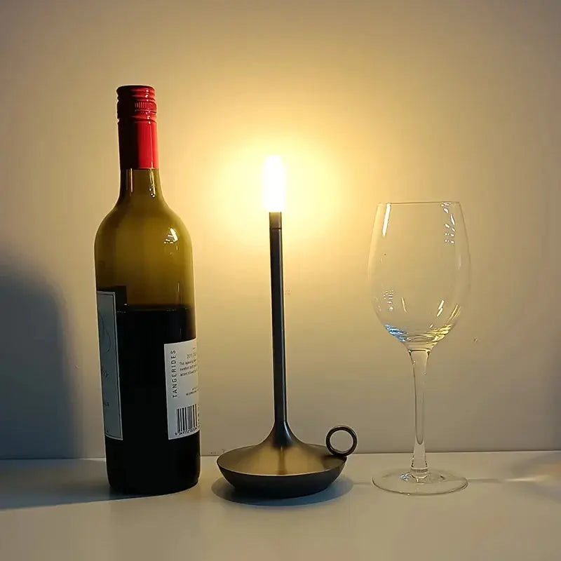 LumièreÉlégante - Lampe de Table Bougie Rechargeable avec Contrôle Tactile