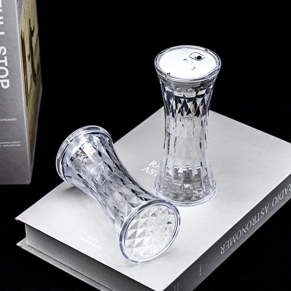 LumiDiamant - Lampe LED Transparent Diamant pour Lecture