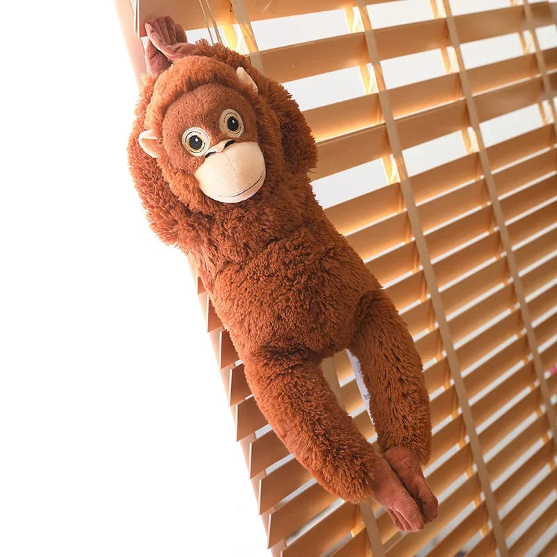 Floroux - Figurine en peluche chimpanzé câlin pour des heures de jeu amusant