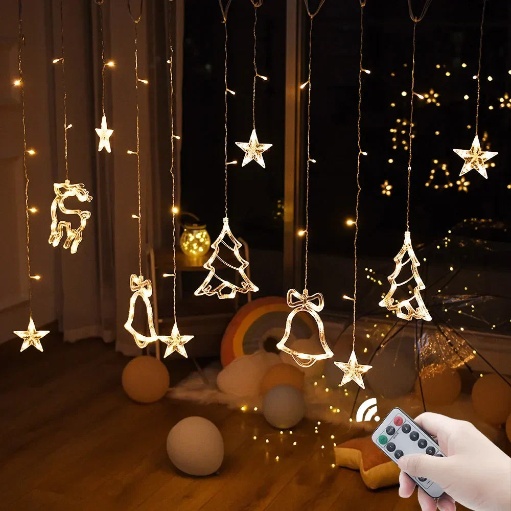 LumieresFestives Guirlandes Lumineuses - Éclairage Magique pour Fêtes